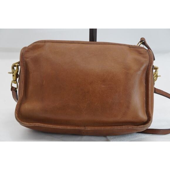 Vintage Coach Purse Companion Brown Leather Shoulder Bag 70s Made In NYC RARE - Picture 1 of 11
